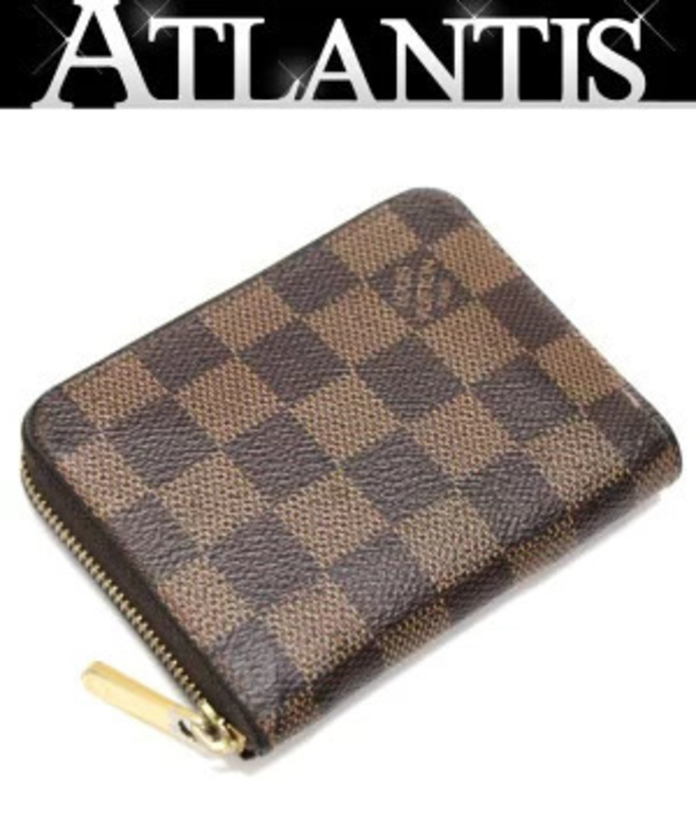 Louis Vuitton Zippy Wallet Coin Case Card Damier Rose Pink Ballerine